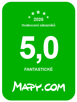 Mapy.com – hodnocení zákazníků 2026: 5,0, fantastické
